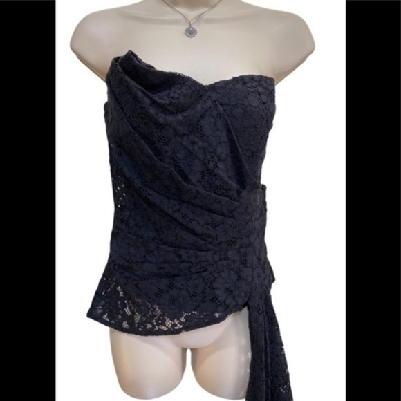 VERONICA BEARD Selima Lace Bustier Top - Picture 9 of 13